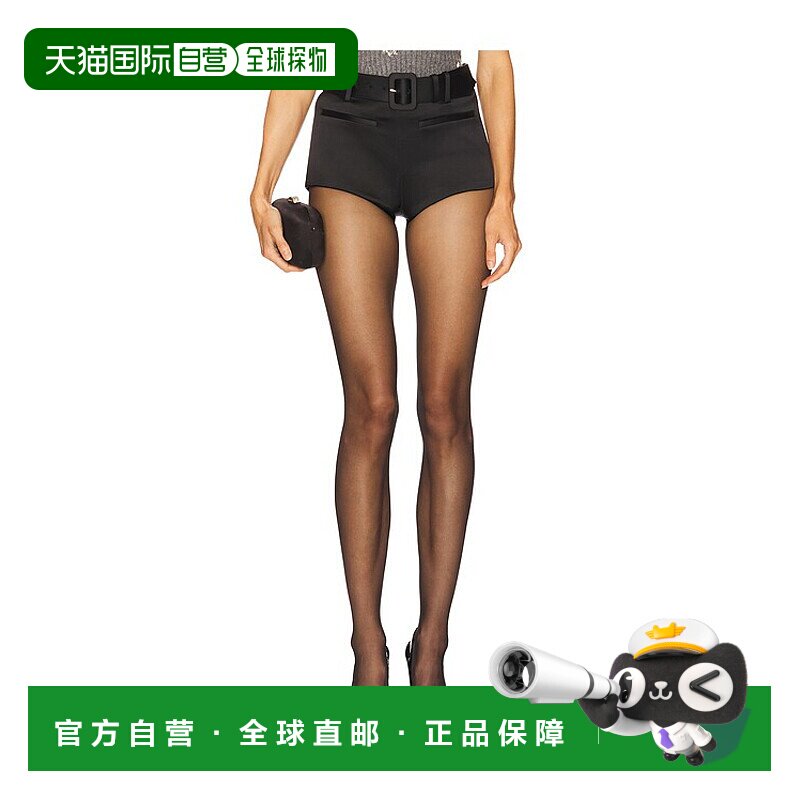 1h可退 潮奢 Self-Portrait 女士 缎面短裤 AW25930PB