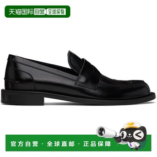 1h可退 潮奢 J.W. Anderson 男士 黑色 Moccasin 乐福鞋 ANM40563