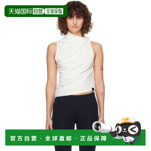 1h可退 潮奢 Courreges 女士 白色 Draped Jersey 上装 125JDE125