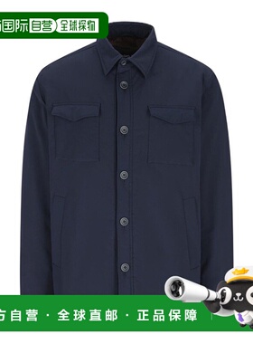 HERNO 男士夹克 GI000562U12343Z9200 AW2025蓝色 休闲风