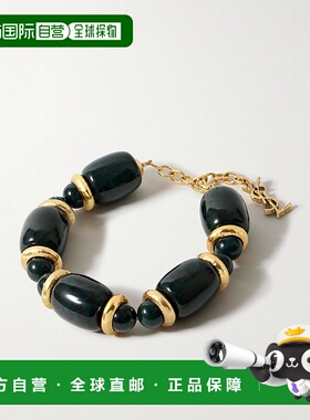 1h可退 潮奢 Saint Laurent 圣罗兰 女士 聖羅蘭標誌牌手鐲 83053