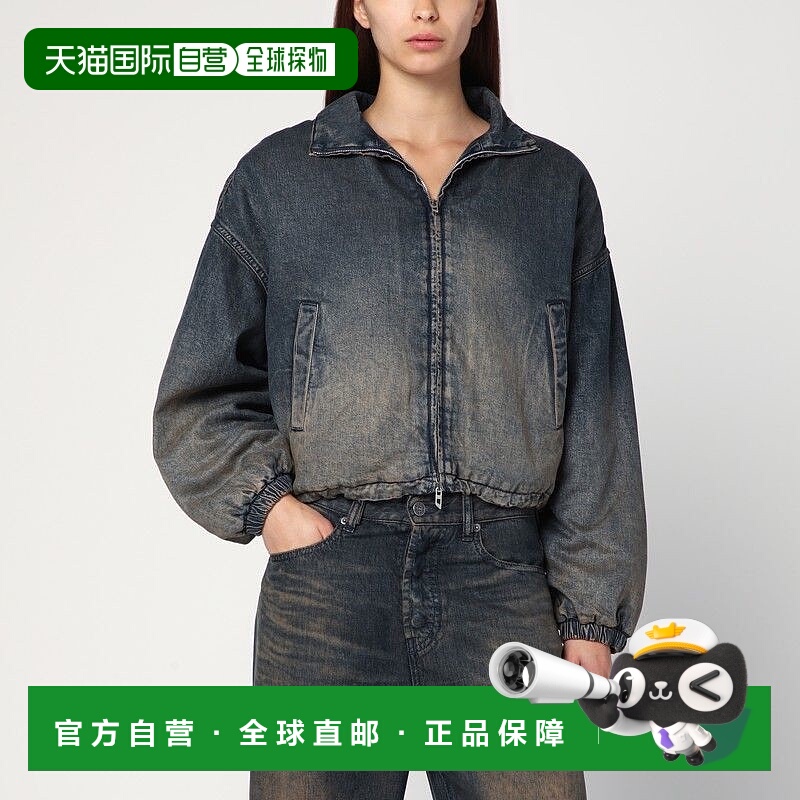 1h可退 DIESEL 女士夹克 A18344068TA01 AW2025 灰色 Soft Fit ja