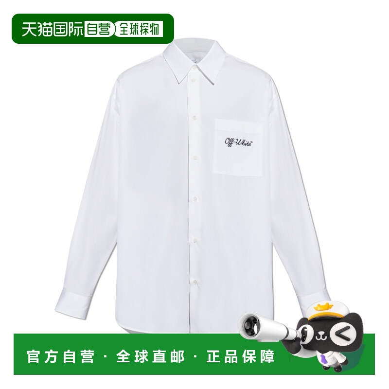 1h可退 OFF-WHITE 男士衬衫 OMGE004C99FAB0030110 SS2025长袖