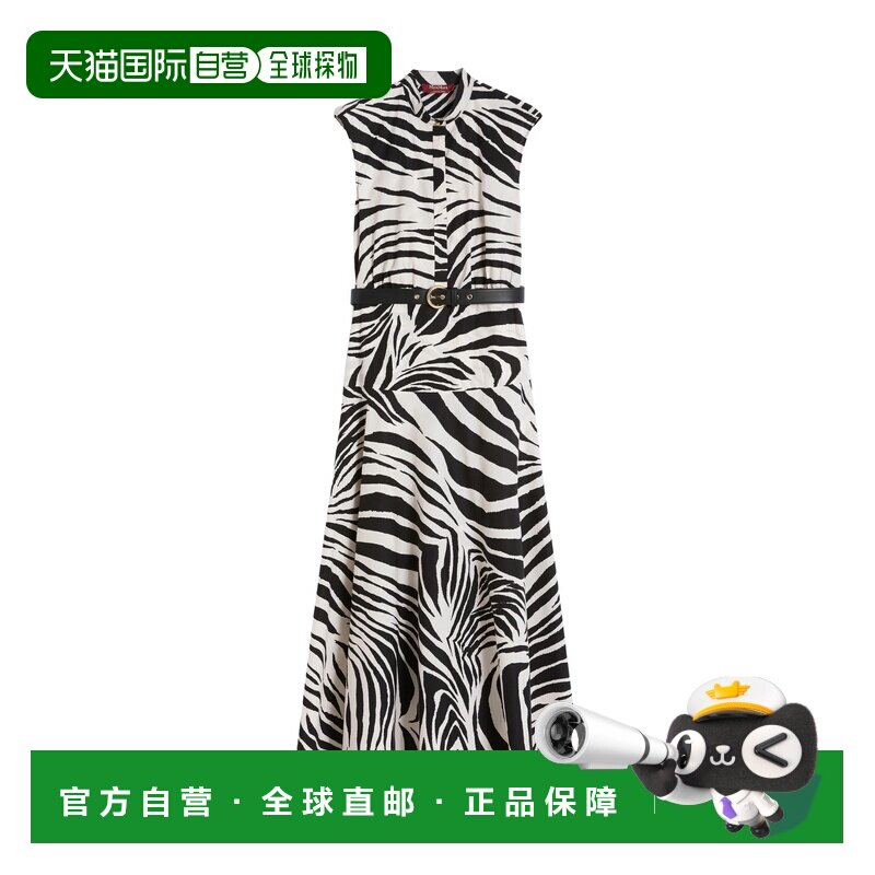 MAX MARA 女士连衣裙 6221146206001 CO 花色长款无袖衬衫裙 长裙图片