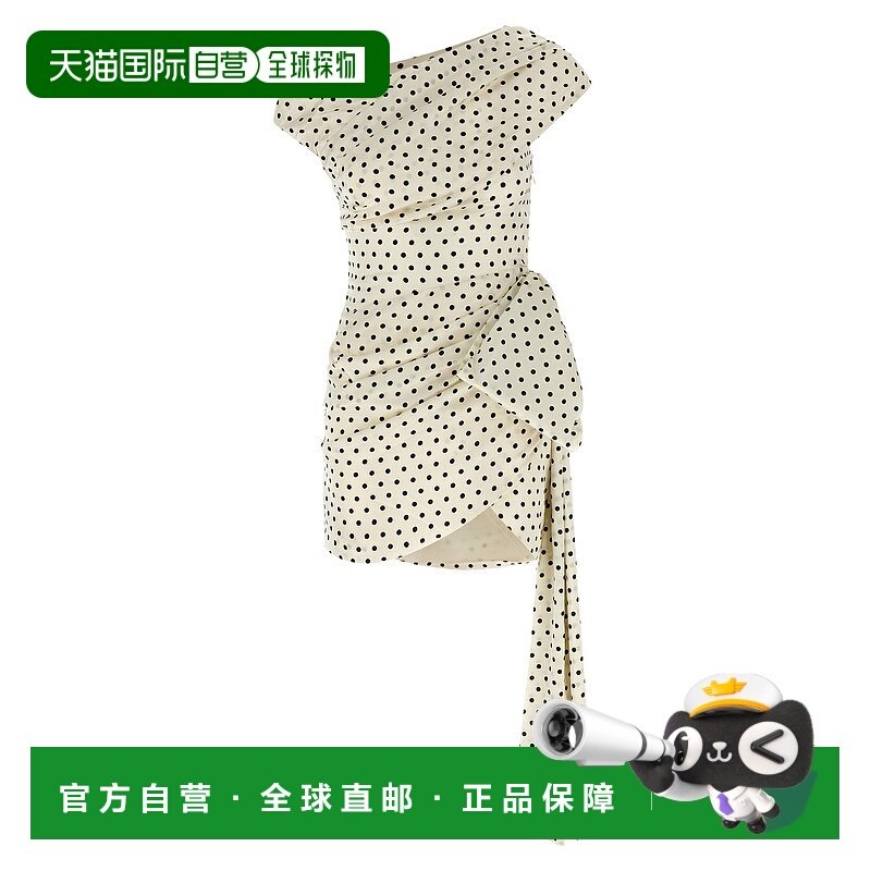 1h可退 潮奢 Self-Portrait 女士 'Polka Side... 圆点缎面领带 R