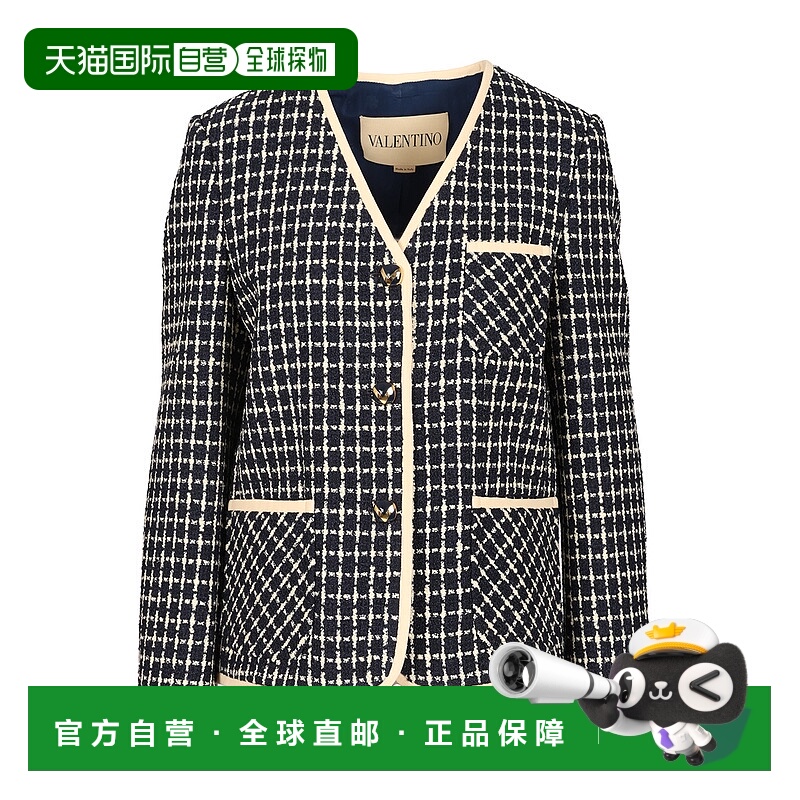 1h可退 VALENTINO GARAVANI 女士夹克 7B3CE4H09E4671 AW2025羊毛