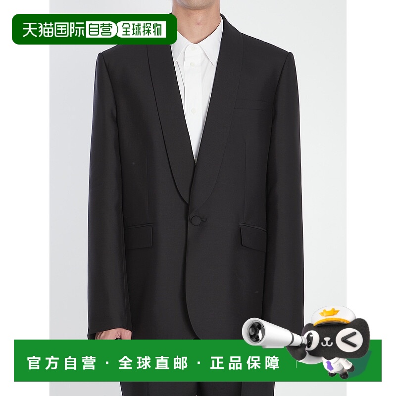 1h可退 LOEWE 男士西服 H526Y03WC21100 AW2025 黑色