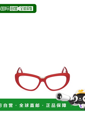 MAX MARA 女士眼镜 MM5109B066 SS2024 红色 全框平光镜