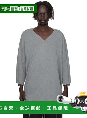 1h可退 潮奢 rick owens 瑞克 欧文斯 男士 灰色 Concordians V T