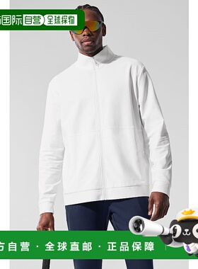 alo yoga Conquer Max Mock Neck Full Zip 舒适柔软透气休闲夹克