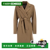 MaxMara 繫帶大衣 麦斯玛拉 潮奢 女士 中長版 2611011101600西装