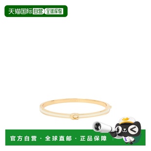 金色 COACH AW2025 553124GLD100 logo手镯 女士手链手镯