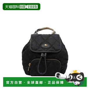 BURBERRY 女士双肩包 8118748 SS2026 黑色 Mini Horsehoe Backpa