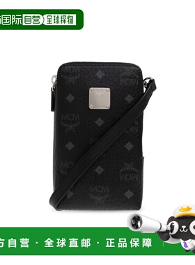 MCM 男士单肩包 MXZGSTA040BK SS2026 黑色 Shoulder bag with lo