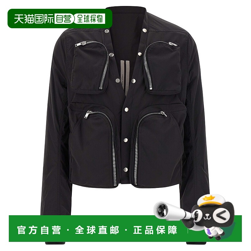 1h可退 RICK OWENS 男士外套 RU02E1762MT09 AW2025 黑色 Rick Ow