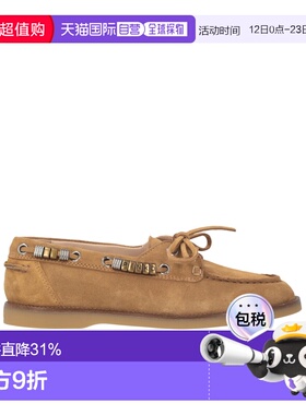 PINKO 女士运动鞋 SD0539P002M41 SS2026 棕色 系带休闲鞋