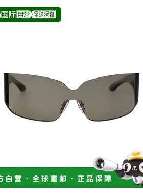 BALENCIAGA 男士太阳镜 BB0421S002 AW2025 灰色 Sunglasses