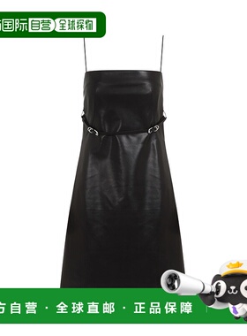 GIVENCHY 女士半身裙 BW221C61G9001 SS2024 黑色 Voyou 细肩带连