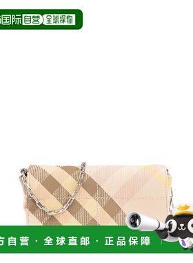 1h可退 潮奢 Burberry 巴宝莉 女士 格紋迷你 Snip 鏈手拿包 8103