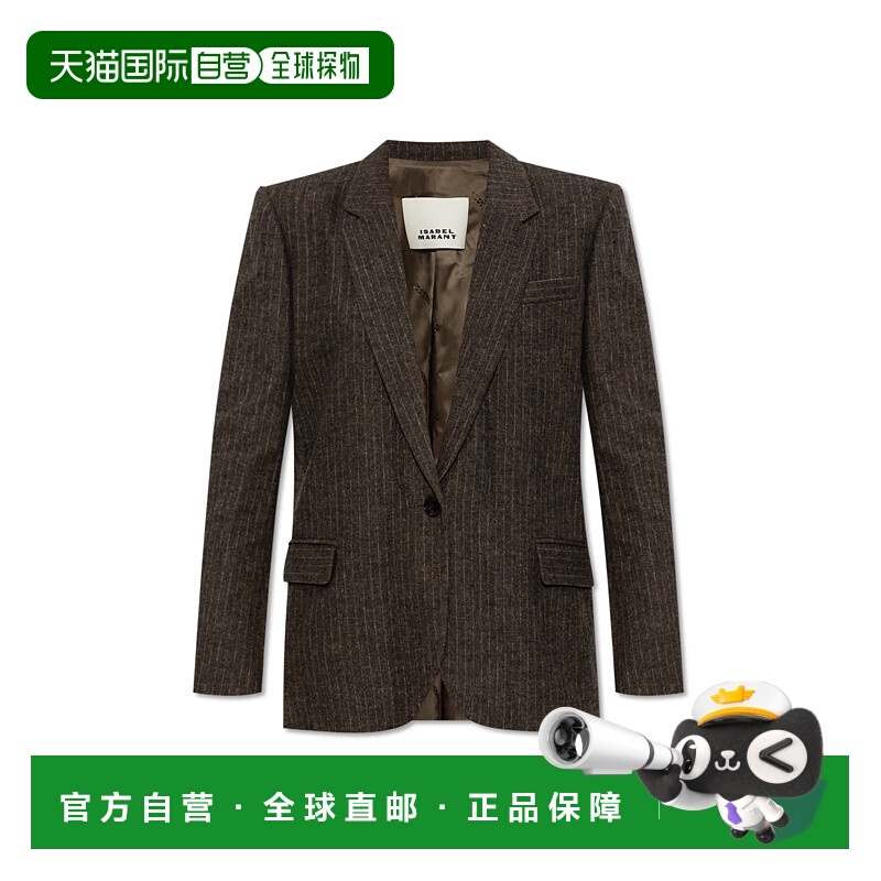 1h可退 ISABEL MARANT 女士外套 VE0368FCC3F01IDARKBRONZE羊毛