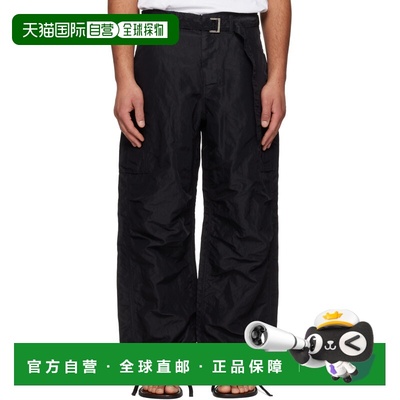 1h可退 潮奢 Sacai 男士 卡其色 Treated Nylon Twill 工装裤 260