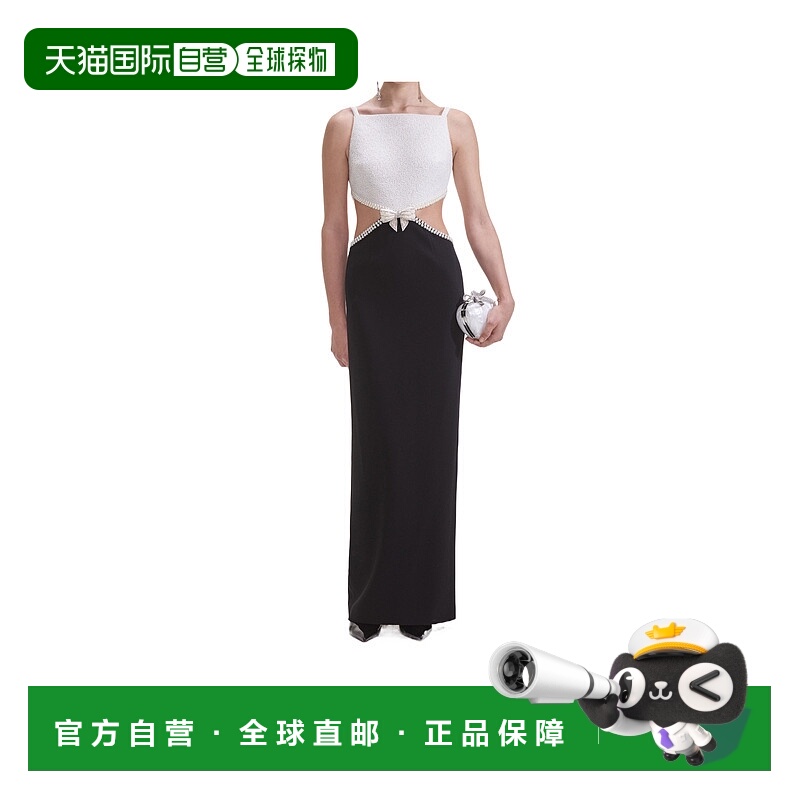 1h可退 SELF-PORTRAIT 女士连衣裙 SS25081XBW SS2025 黑色