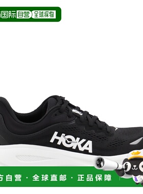 1h可退 潮奢 Hoka One One 女士 BONDI 9 黑色白色运动鞋 1162012