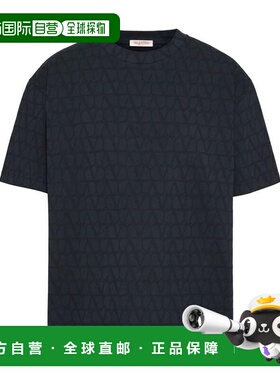 VALENTINO 男士T恤 5V3MG14Y9KCYE6 AW2024 黑色