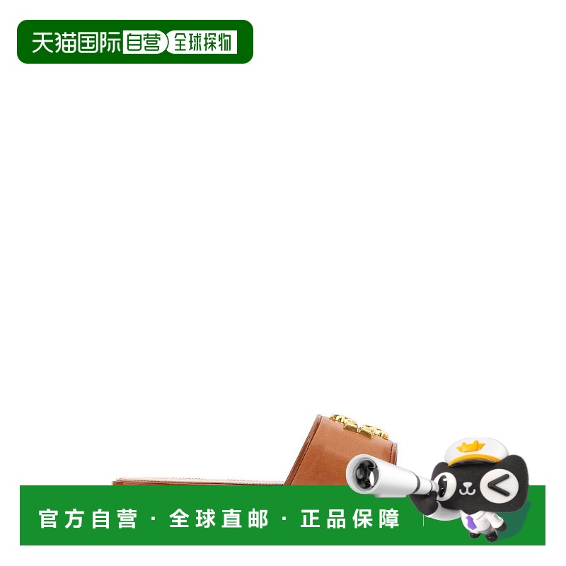 1h可退 TORY BURCH 女士凉鞋 88744200 SS2024 棕色 ELEANOR拖鞋