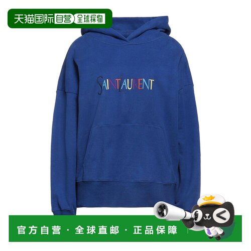 Saint Laurent 圣罗兰 女士 卫衣 blue蓝色 舒适时尚