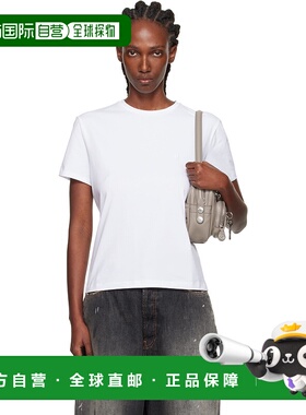 1h可退 潮奢 Acne Studios 艾克妮 女士 白色徽标贴饰 T 恤 CL030