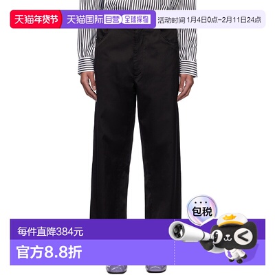 1h可退 潮奢 CORDERA 女士 黑色 Satin Straight 长裤 251087B1