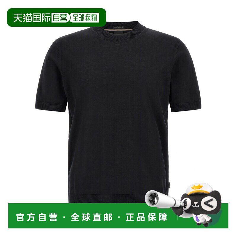 BOSS HUGO BOSS 男士T恤 50560476001 AW2026 男装黑色上衣图片