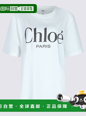 CHLOÉ 女士T恤 CH25SJH20191101 SS2025 白色 短袖T恤