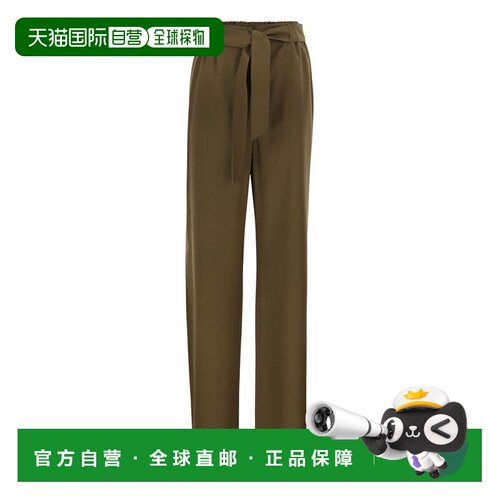 MAX MARA 女士休闲裤 2621136251600015 AW2026 卡其色阔腿裤