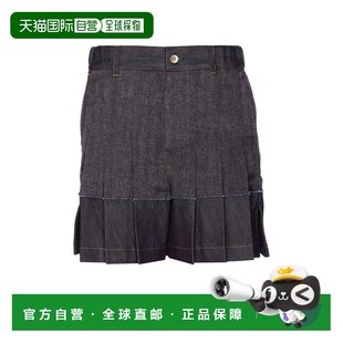 1h可退 潮奢 Sacai 女士 褶边短裤 2507721 blue蓝色 舒适时尚