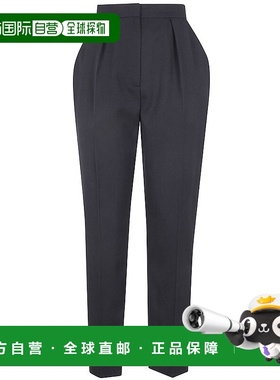 BALMAIN 女士正装裤 GF1PN190WC090PA SS2026 灰色直筒裤西装