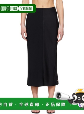 1h可退 潮奢 Ami Paris 女士 黑色 Straight 半身裙 FSK266AC0014