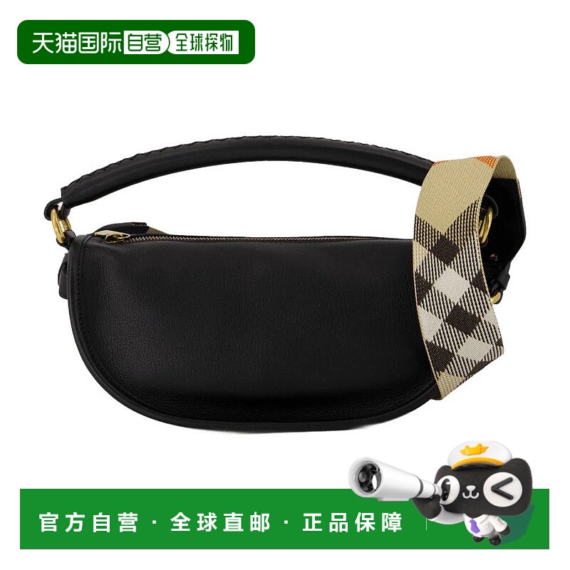 BURBERRY 女士单肩包 8109115 SS2025 黑色 Burberry B-Clip Shou