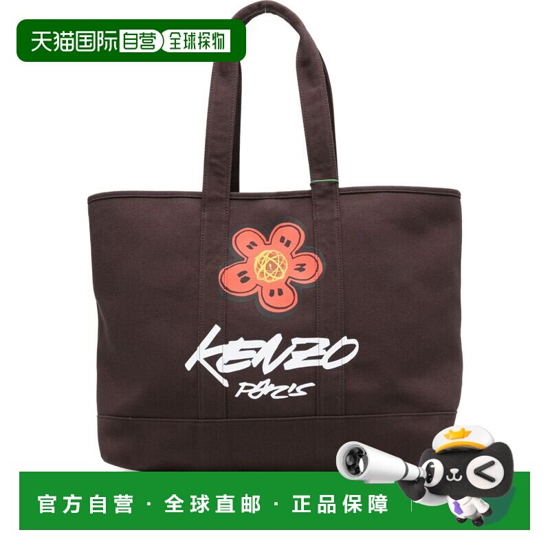 KENZO 男士手提包 FF68SA911F3691 SS2026 花色 大号帆布托特包图片