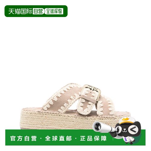 MOU 女士拖鞋 SW641003APSAN SS2025 米白色