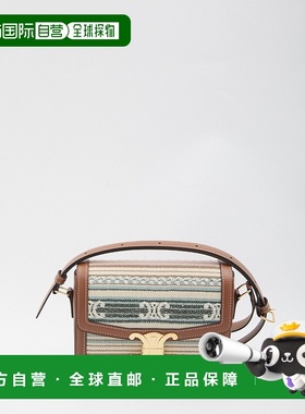 CELINE 女士斜挎包 188882GRJ14ML AW2025 花色 Triomphe Teen ba