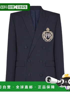 BALMAIN 男士西服 FH0SG220PD26SFI AW2025 蓝色 Double-breasted