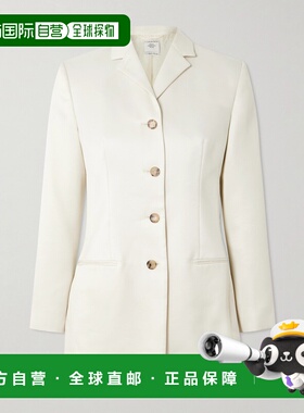 1h可退 潮奢 calvin klein 女士 Adrian 羊毛真丝混纺西装外套 LV