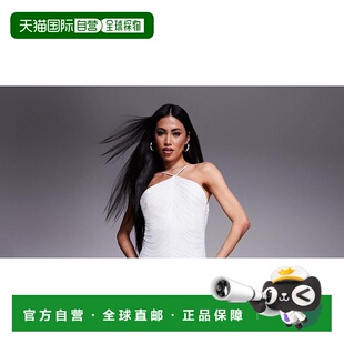 New Forever 女士 Bridal 流苏垂褶米白色连 1h可退 midaxi 潮奢