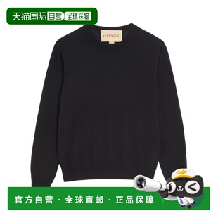 针织衫 VKC38PBH90NO AW2025 1h可退 长袖 男士 黑色 针 VALENTINO