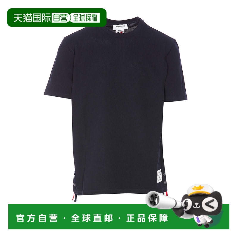 1h可退 THOM BROWNE 男士T恤 MJS056A00050415 SS2025 蓝色
