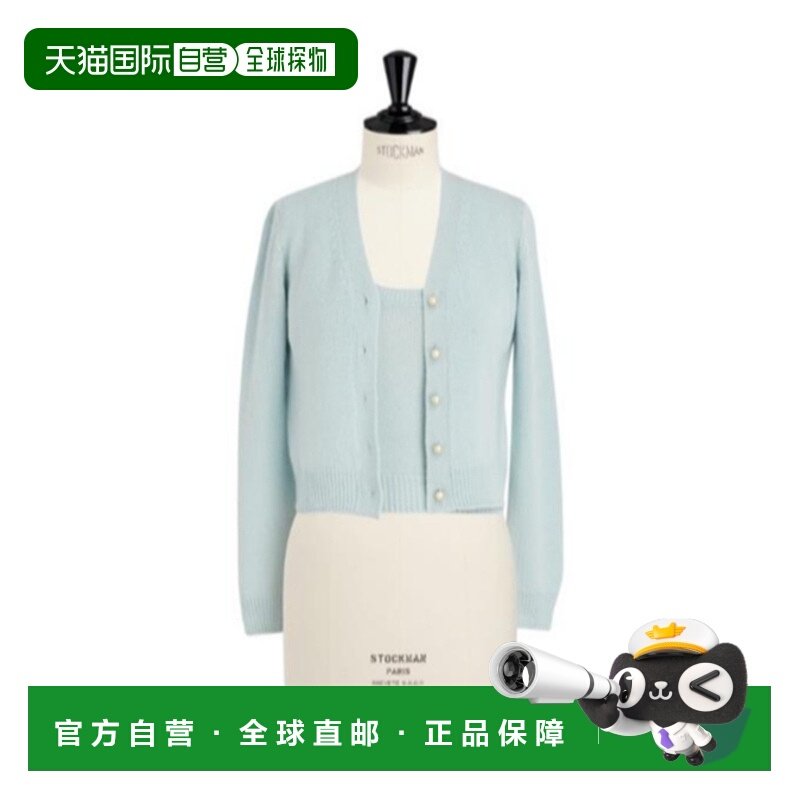 DIOR 女士针织衫 354W01AM082X5269 AW2025 白色长袖开衫