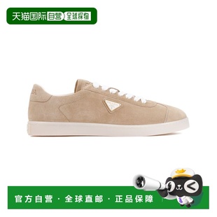 2EE394054F0379 棕色 PRADA suede 运动鞋 Beige sneakers 男士