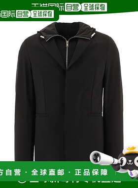 GIVENCHY 男士夹克 BM30AU13SA001 AW2021 黑色 Windbreaker with